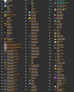 minecraft item kodları