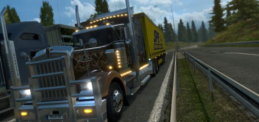 euro truck simulator 2 icin kenworth w900