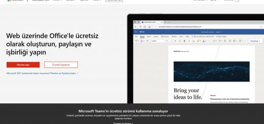 ücretsiz microsoft office online