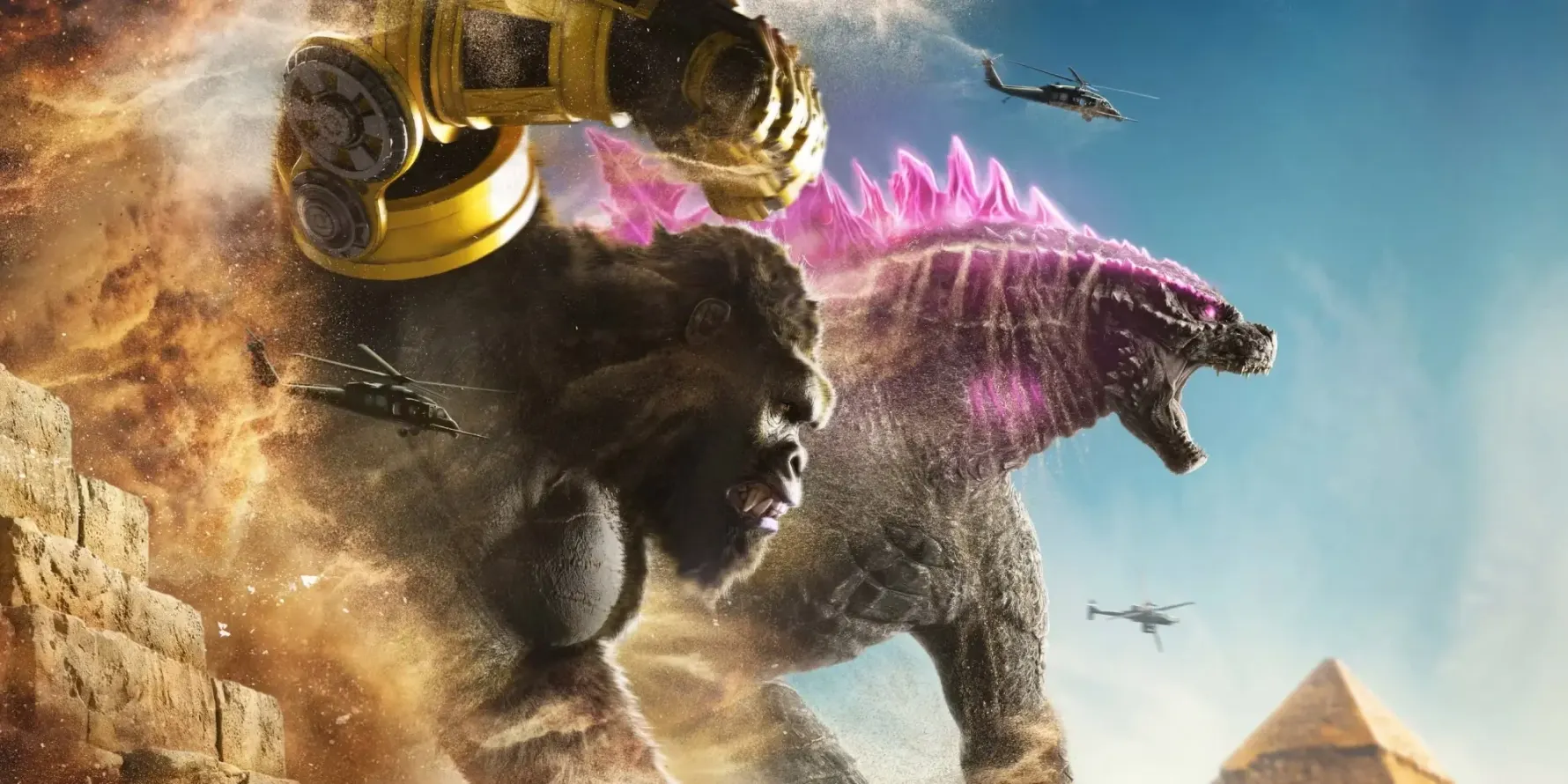 godzilla x kong the new empire poster 2024